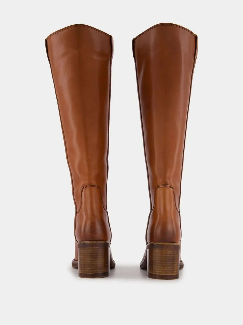 Seenia 70mm Leather Knee-High Boots