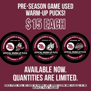 Sept 1st Port Hope, Ontario warm up puck