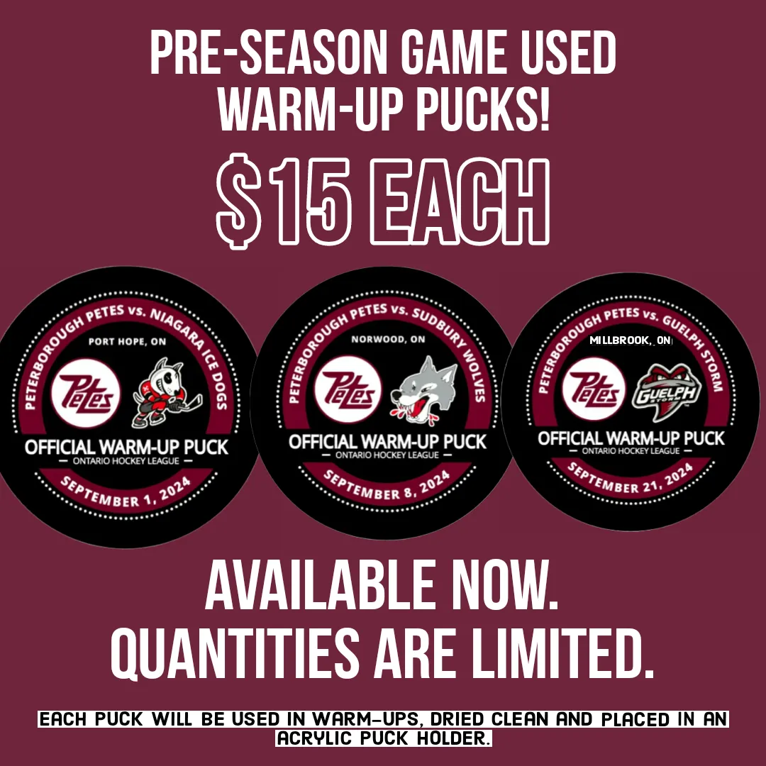 Sept 1st Port Hope, Ontario warm up puck