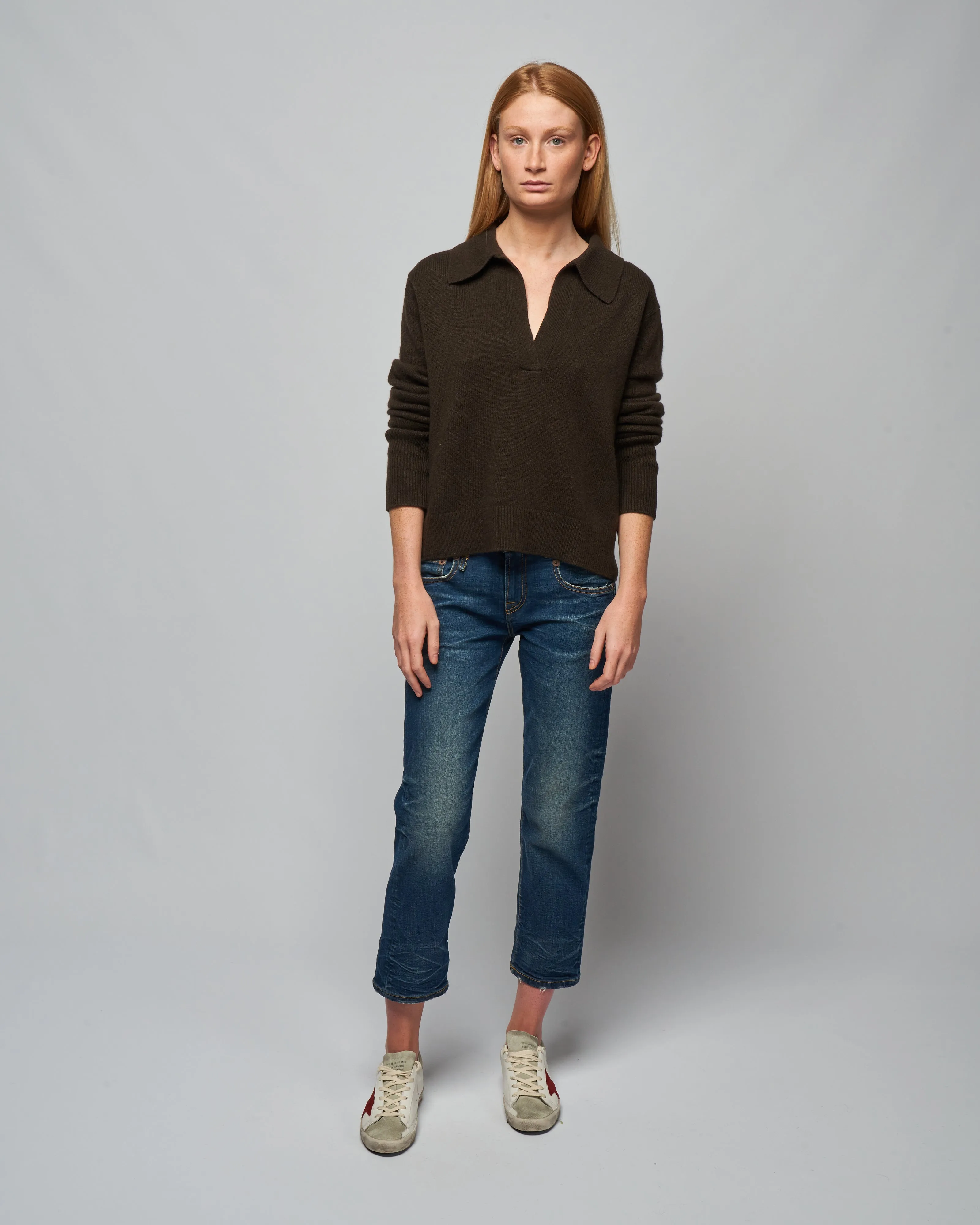 serena sweater - wood