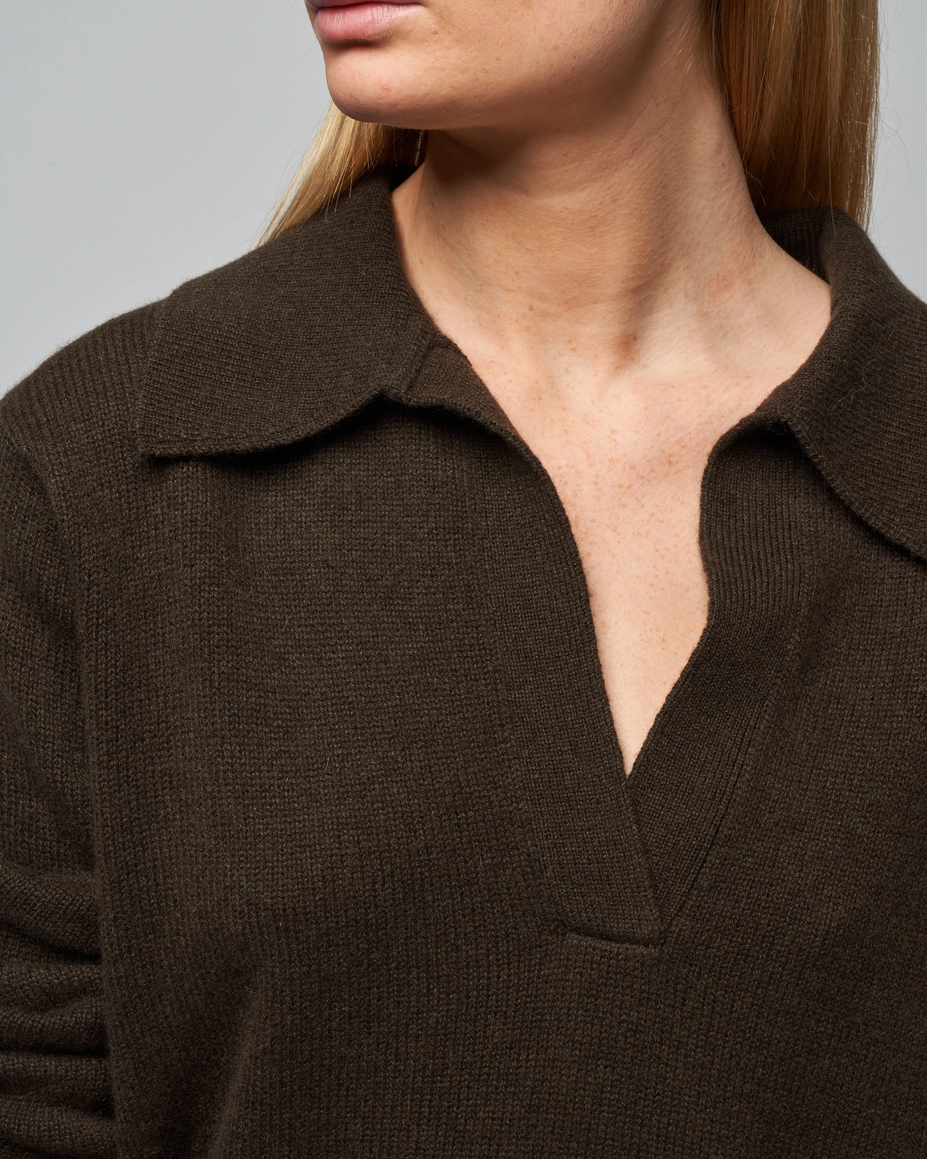 serena sweater - wood