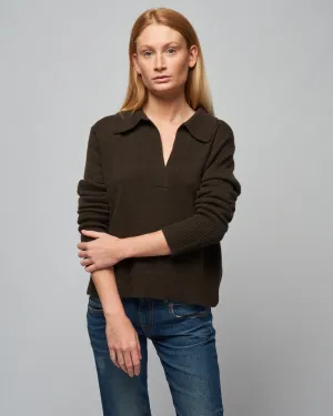 serena sweater - wood
