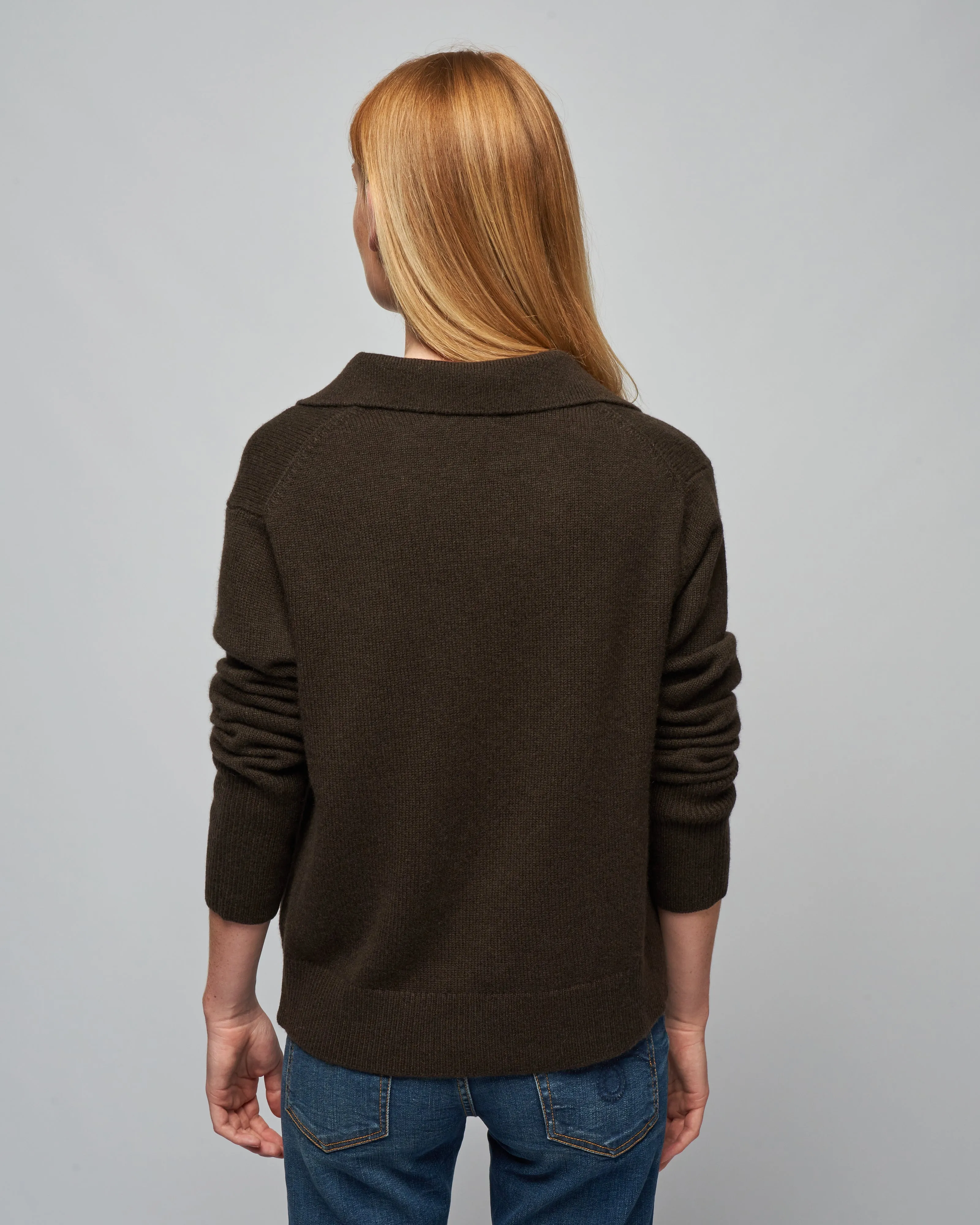 serena sweater - wood