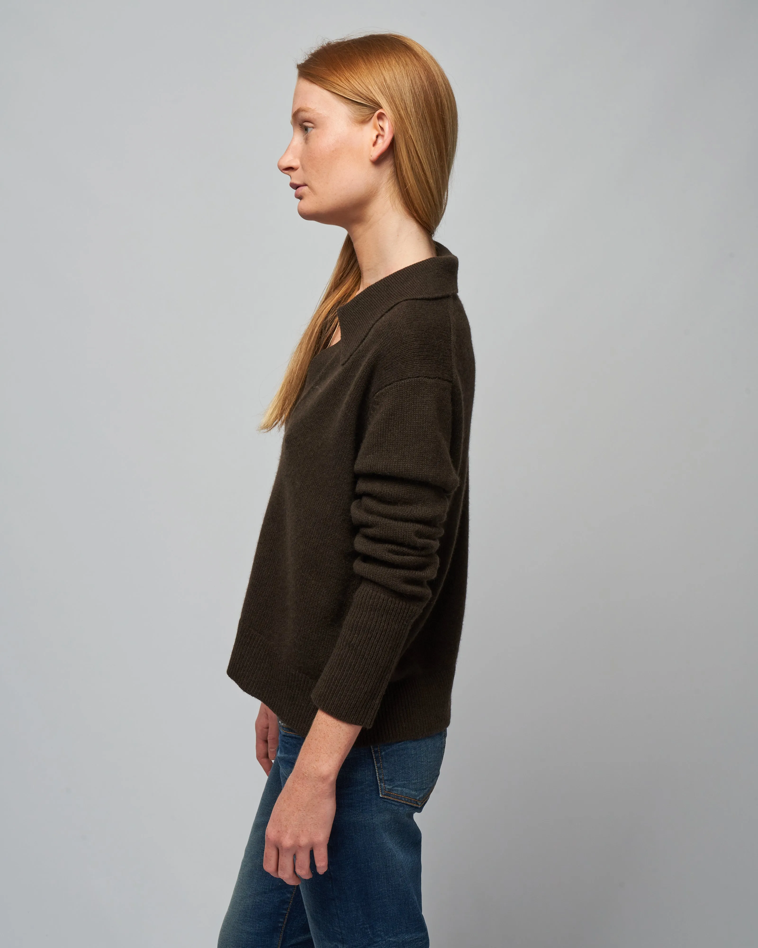 serena sweater - wood
