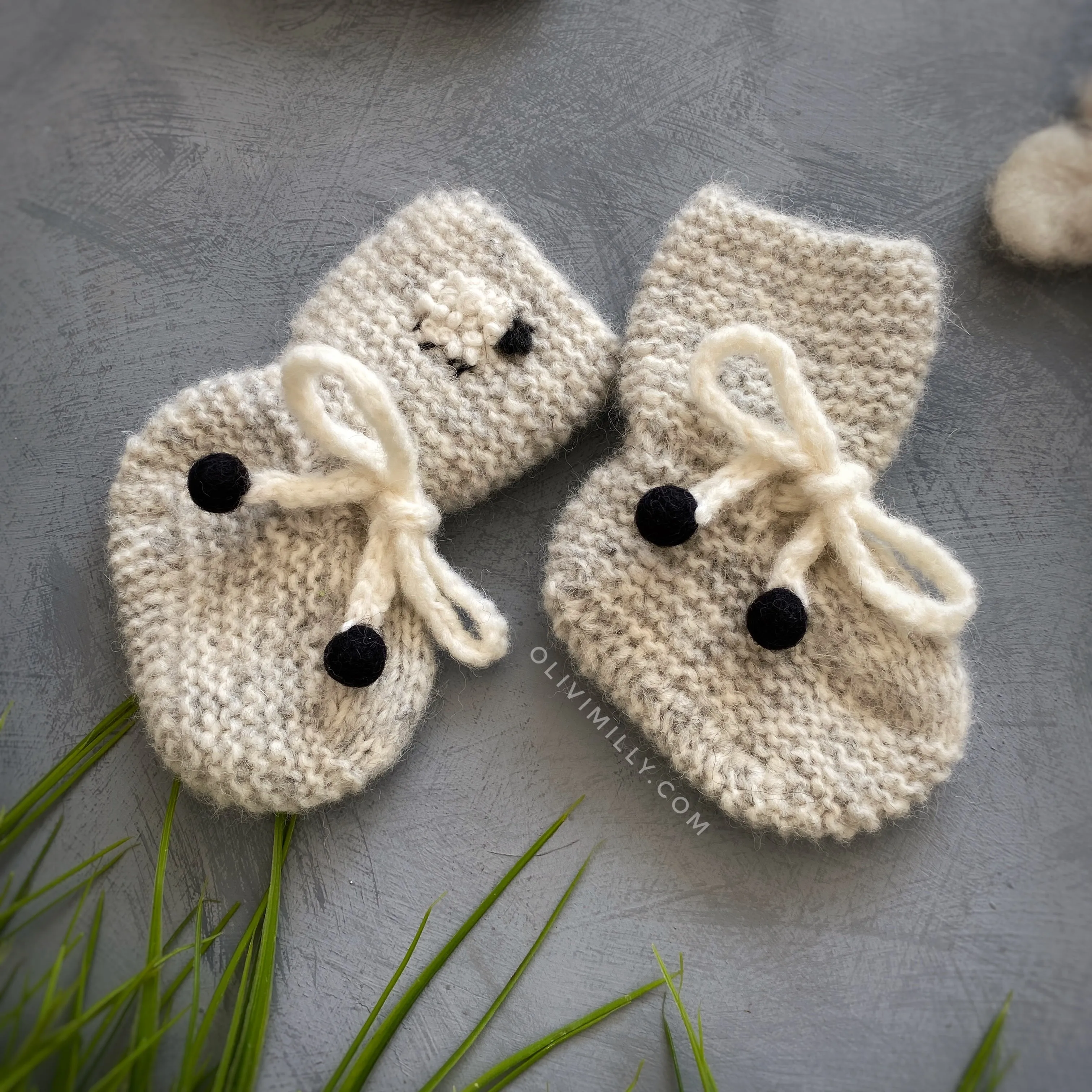 Sheeps Booties | Light grey