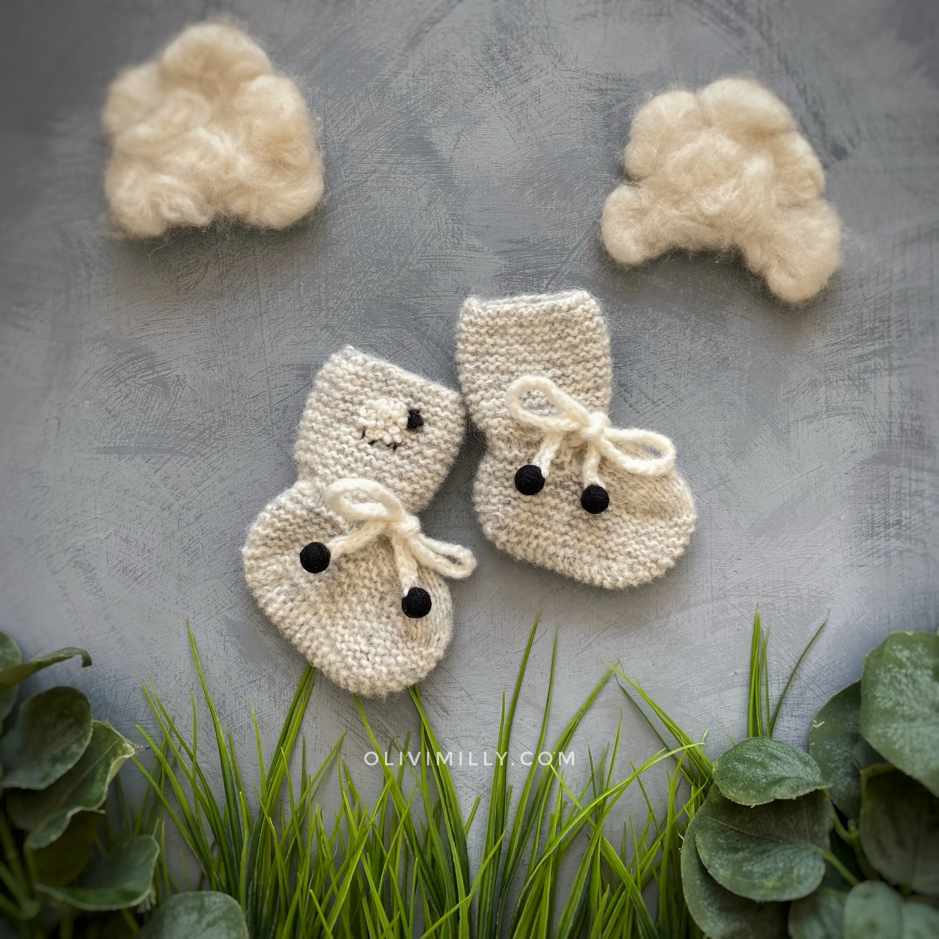 Sheeps Booties | Light grey