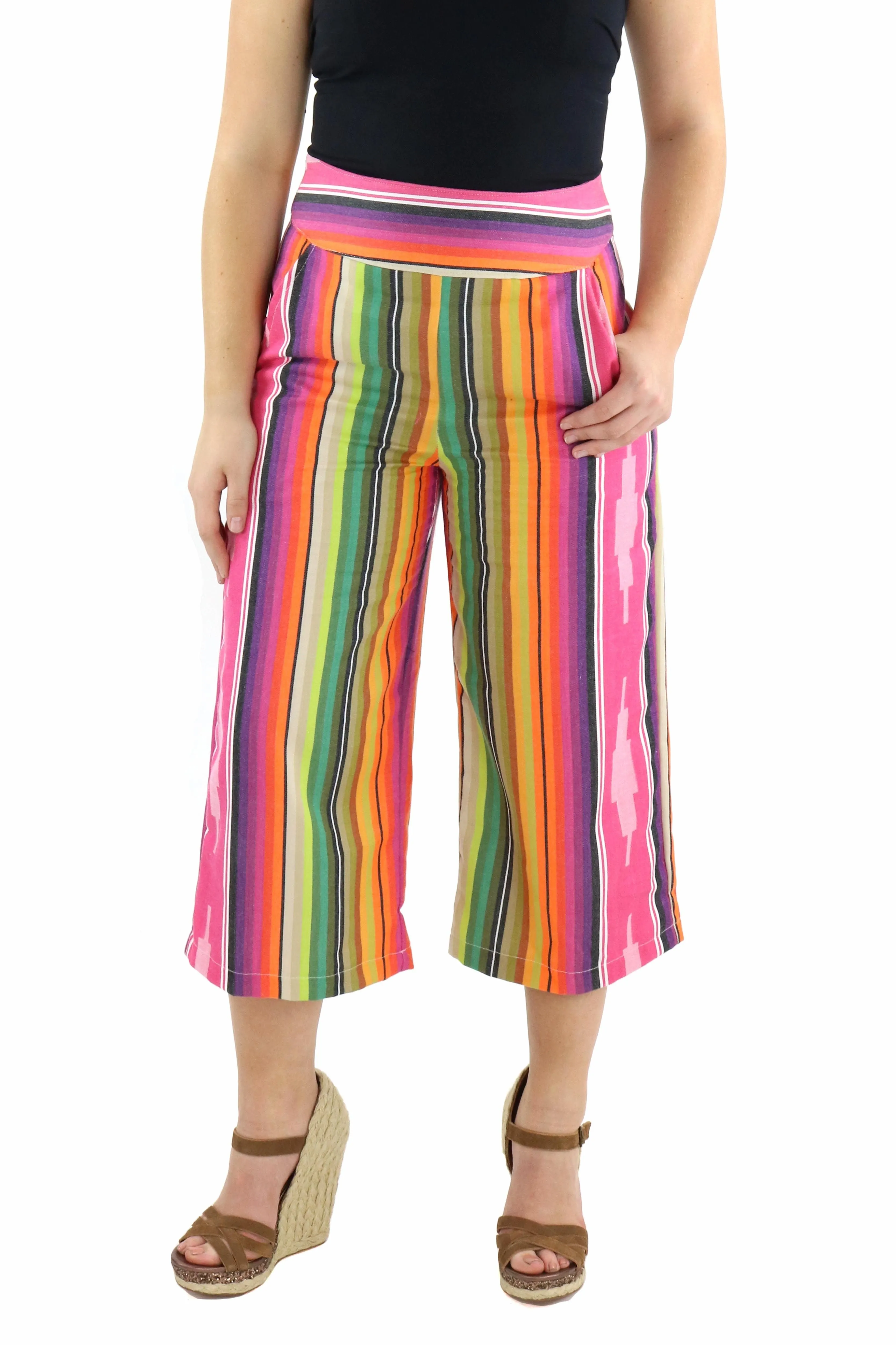Silverado Rosarita Cropped Palazzo Pant