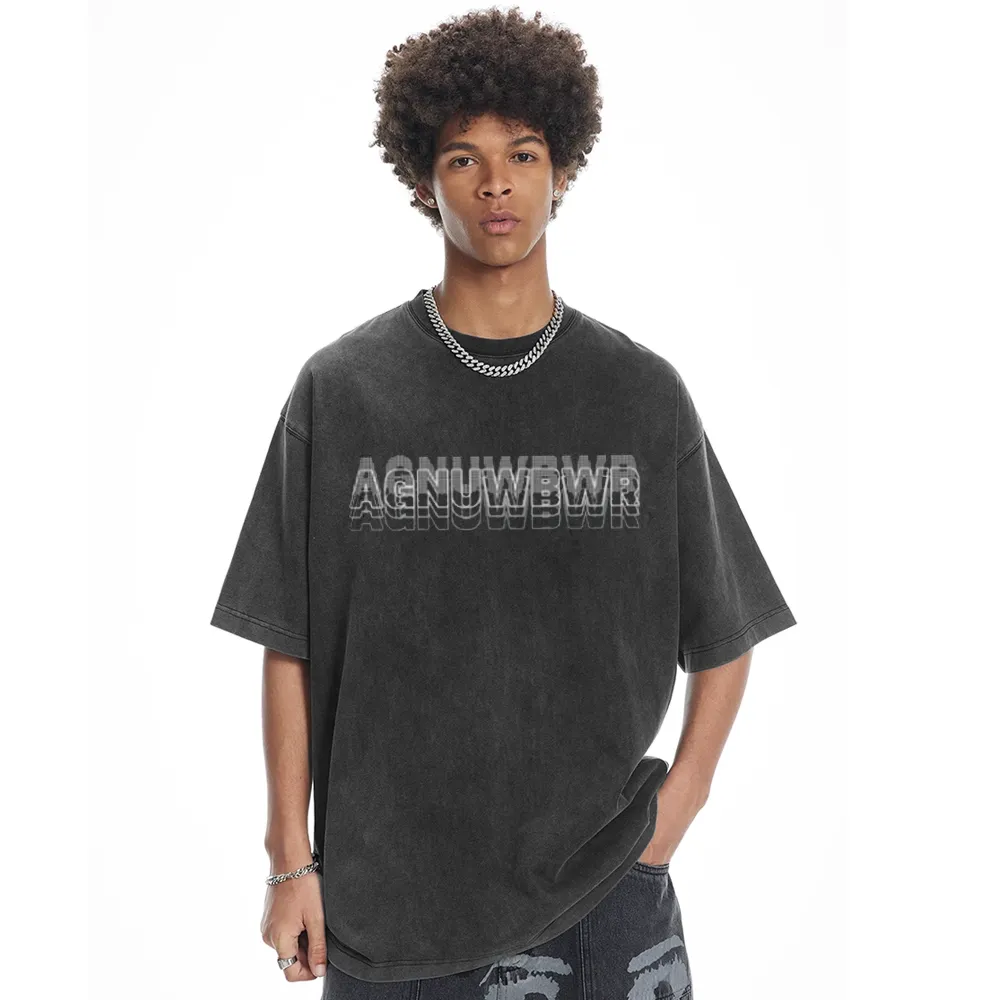 Simple Washed Cotton T-shirt