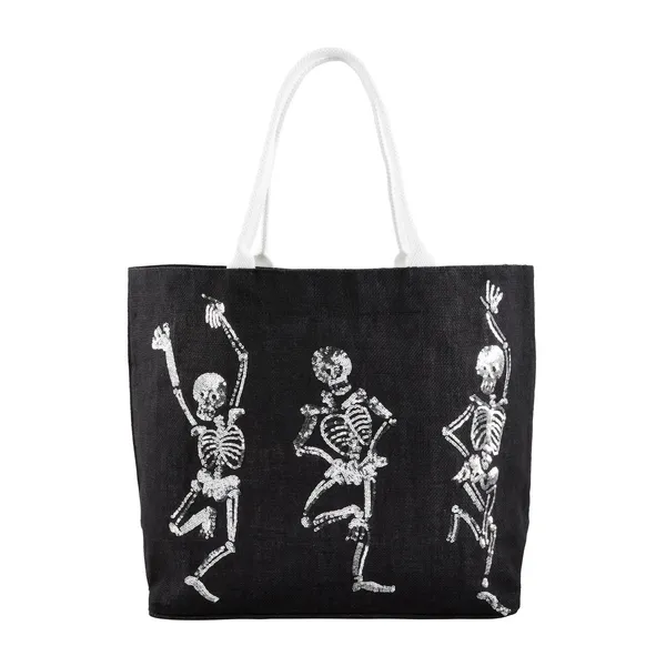 Skeleton Sparkle Tote