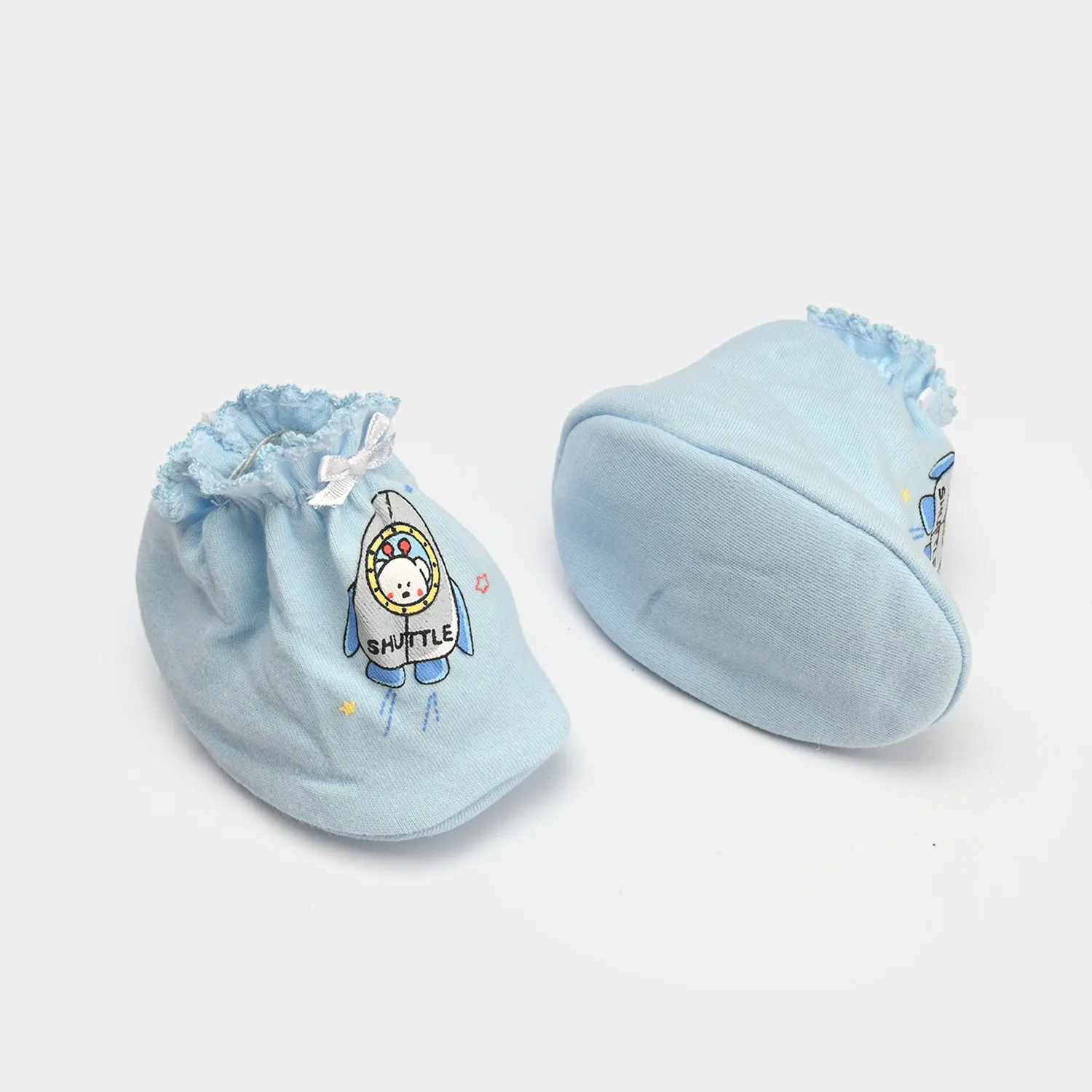 Soft Cotton Baby Booties | 6M To 12M
