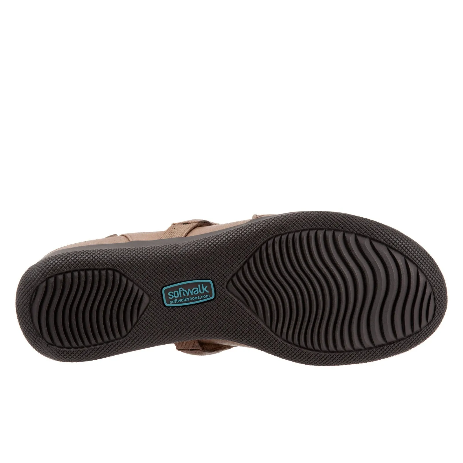 Softwalk Salina Woven S1365-063 Womens Brown Narrow Clog Flats Shoes