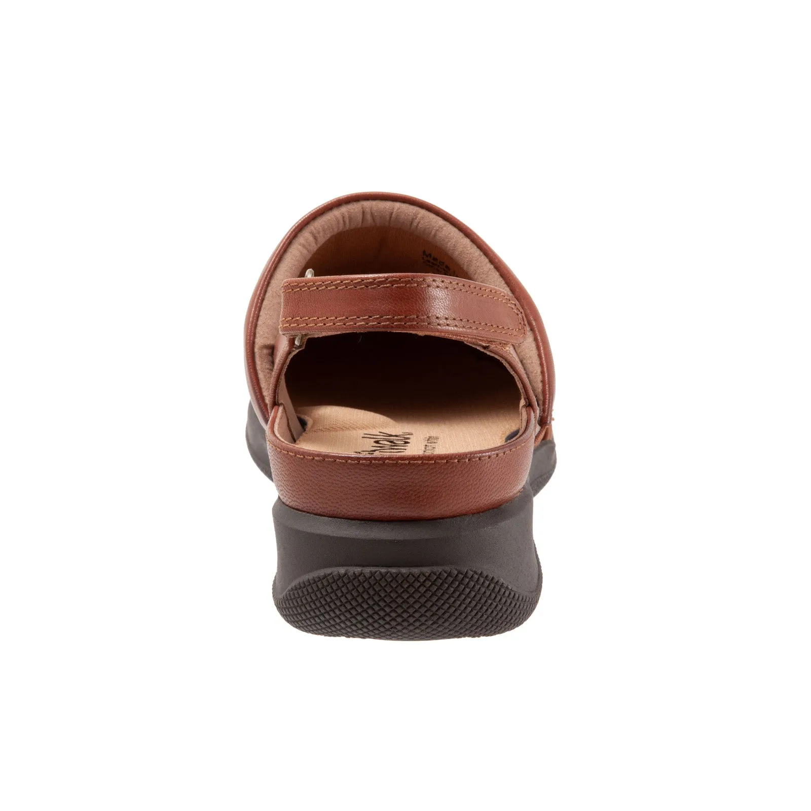 Softwalk Salina Woven S1365-245 Womens Brown Narrow Clog Flats Shoes