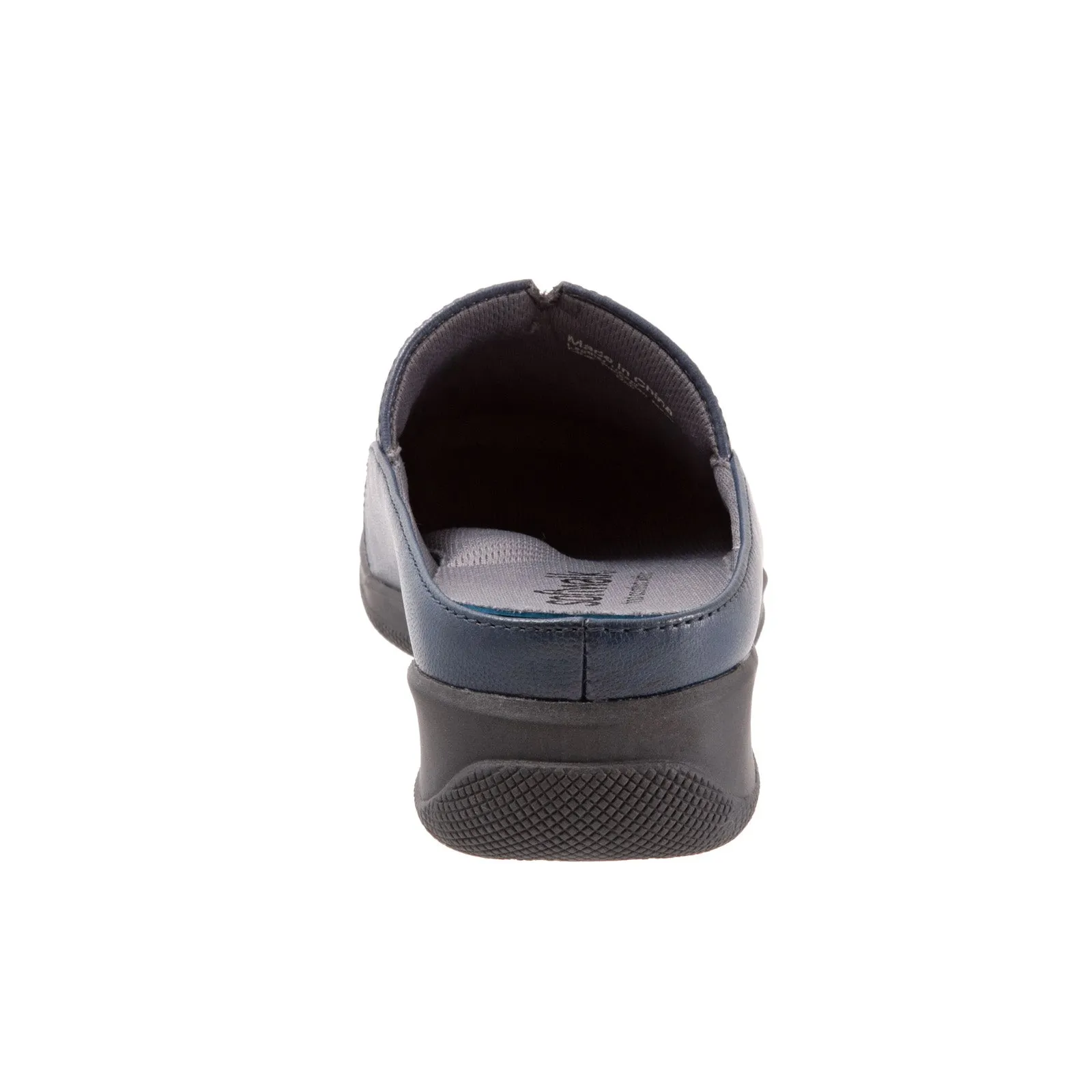 Softwalk San Marcos Woven S1366-414 Womens Blue Narrow Mule Sandals Shoes