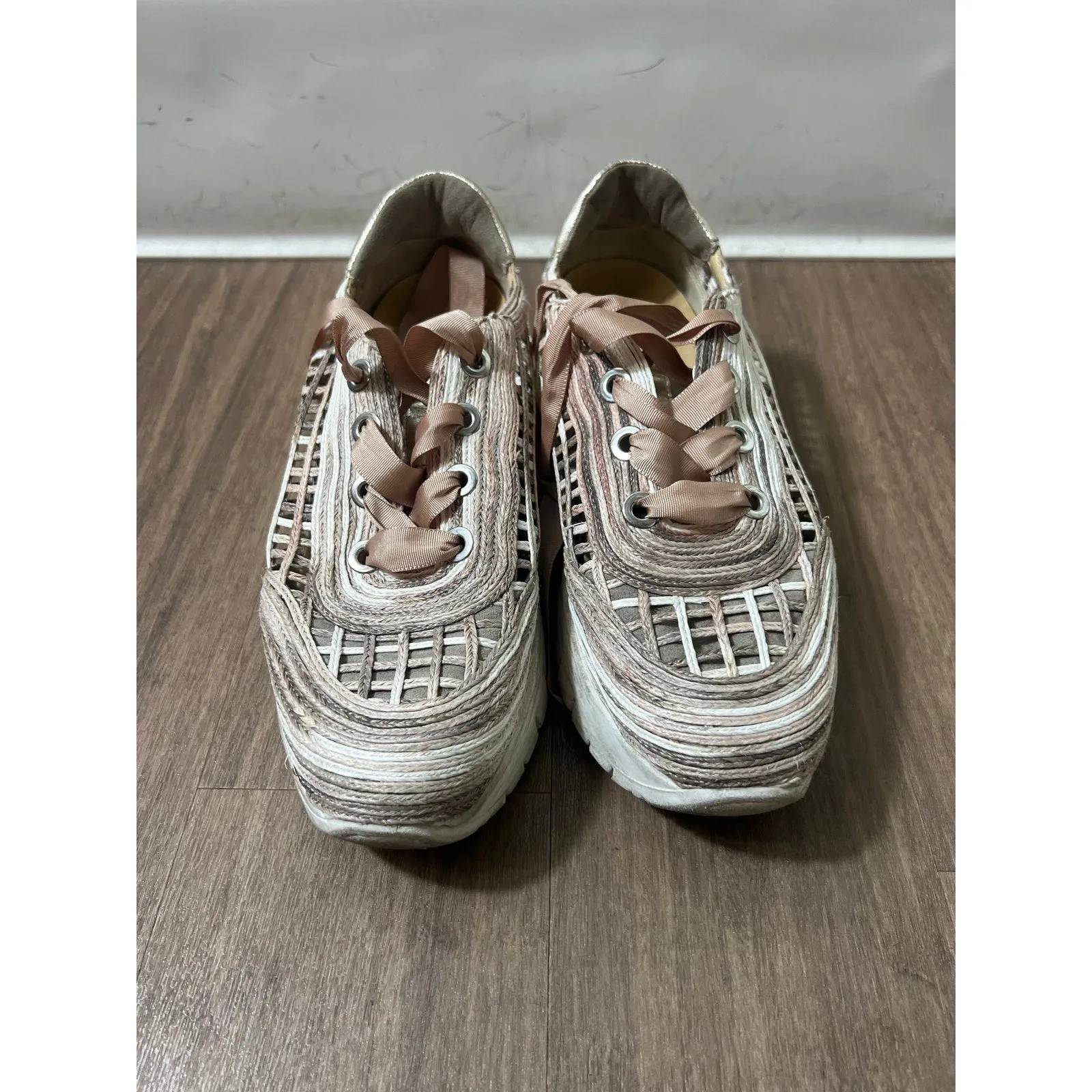 Softwaves Alma Kaki Sneakers Sz 40