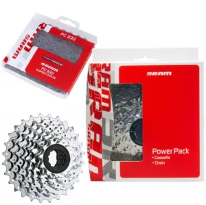 SRAM 8 Speed Cassette & Chain Bundle - PG830 11-32T / PC830 Chain