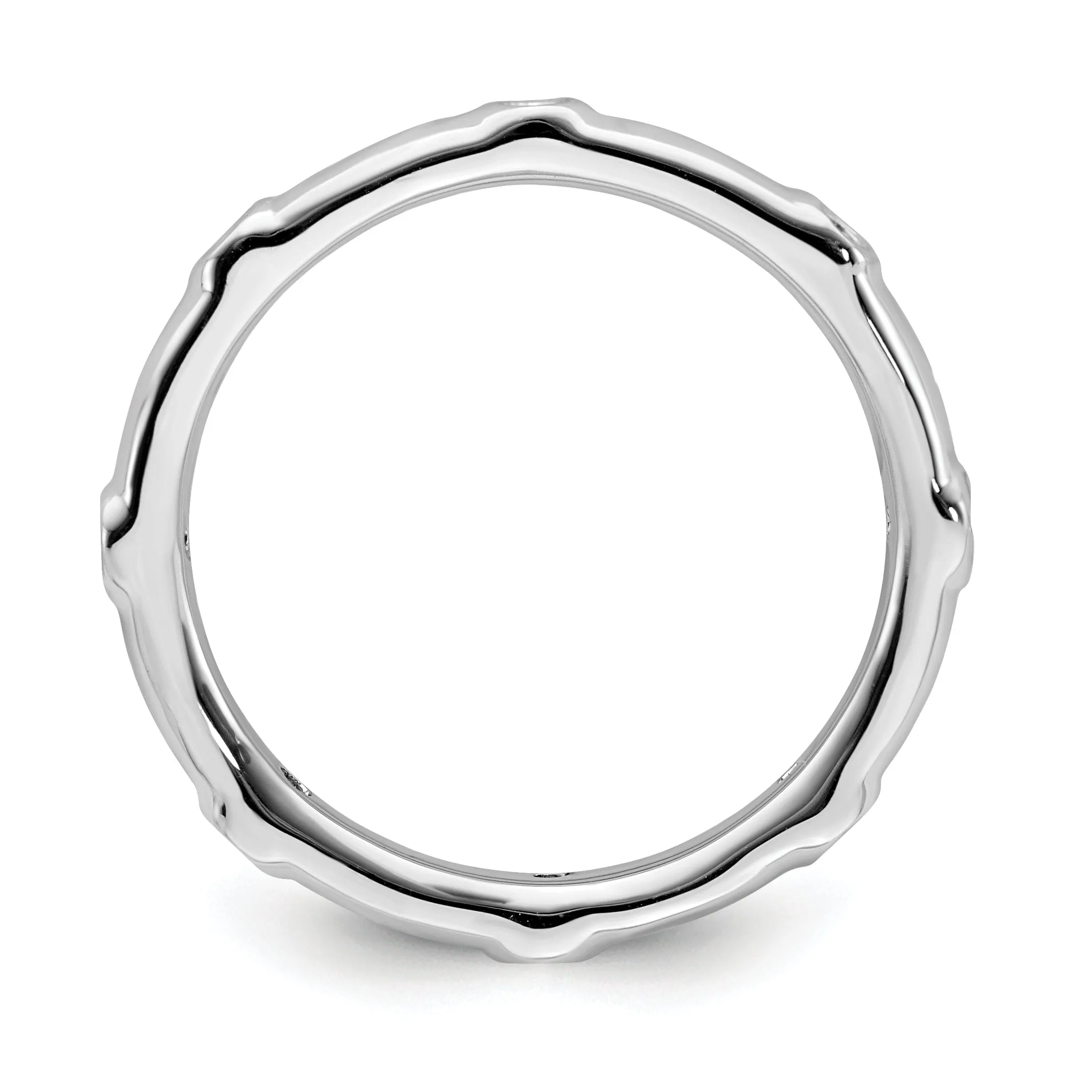 Sterling Silver Created Sapphire Ring