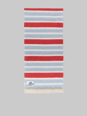 Striped Wool and Alpaca Throw