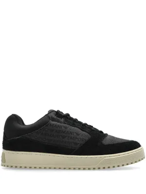 Suede leather sneakers