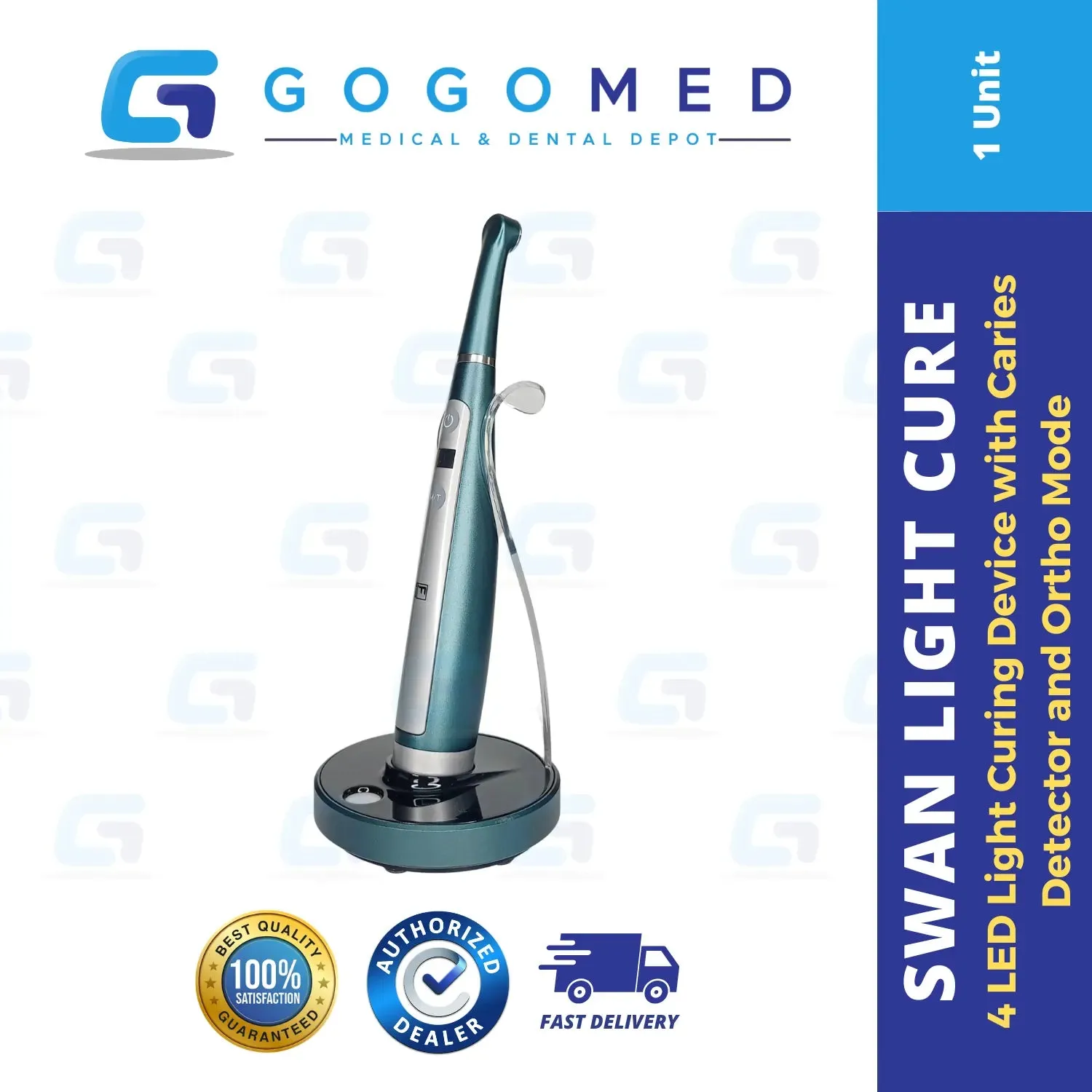 Swan - 4 LED Light Curing Device with Caries Detector and Ortho Mode