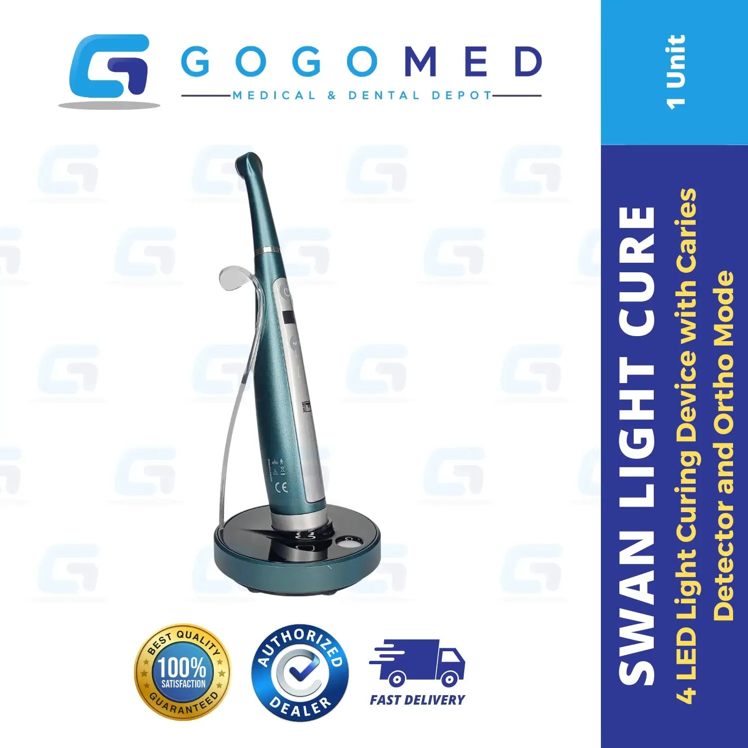 Swan - 4 LED Light Curing Device with Caries Detector and Ortho Mode
