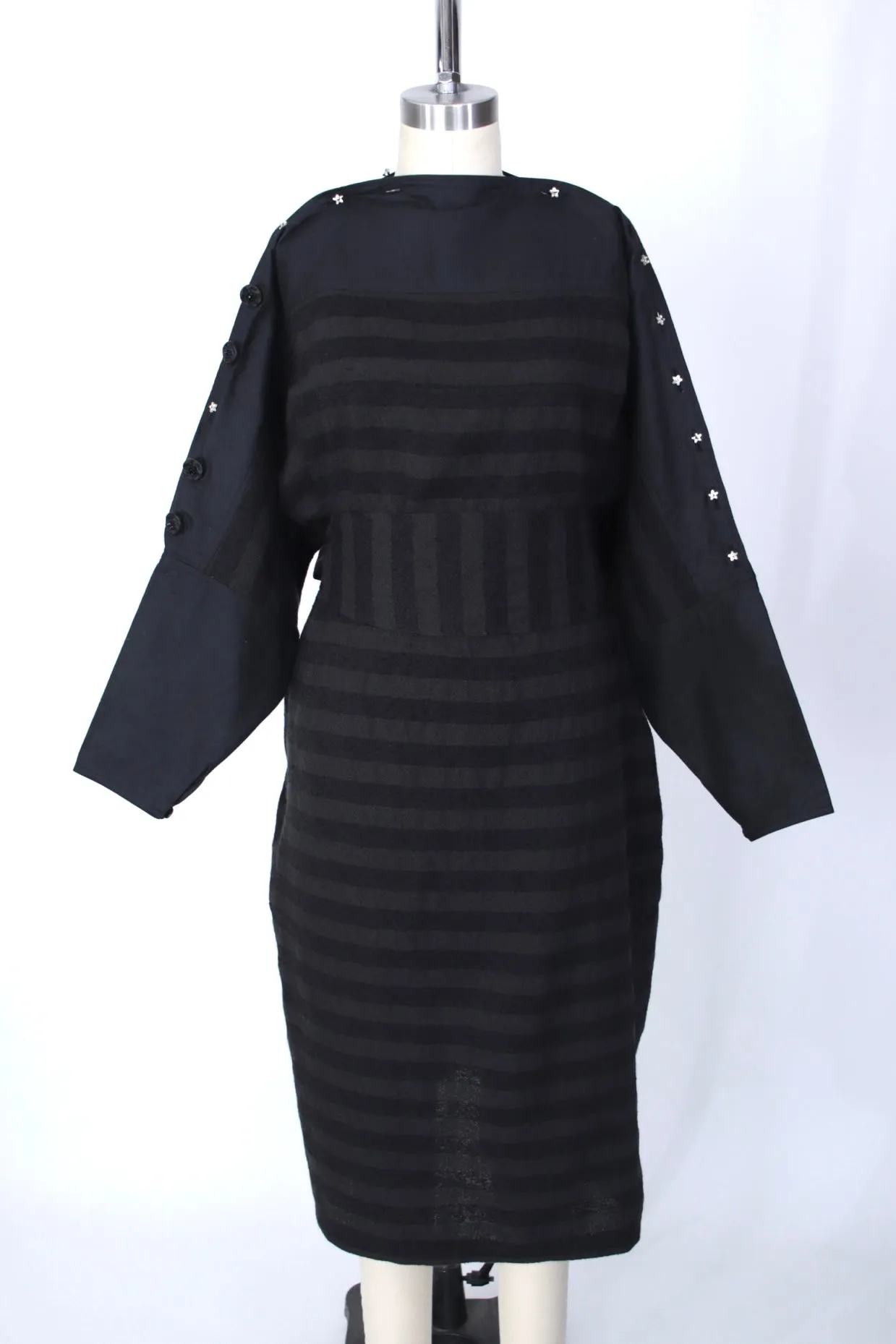 Takezo Japanese Woven Striped Dress