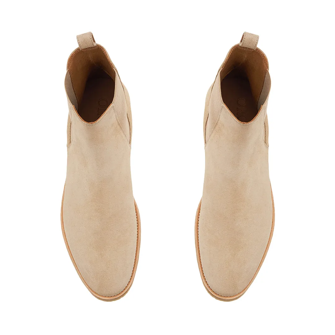 THE ALICANTE CREPE CHELSEA BOOTS