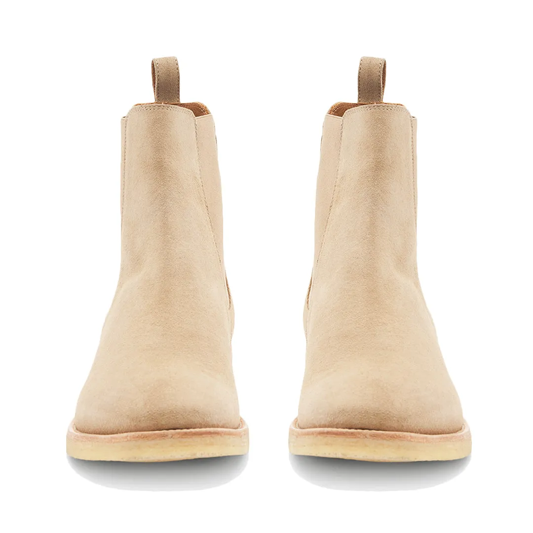 THE ALICANTE CREPE CHELSEA BOOTS