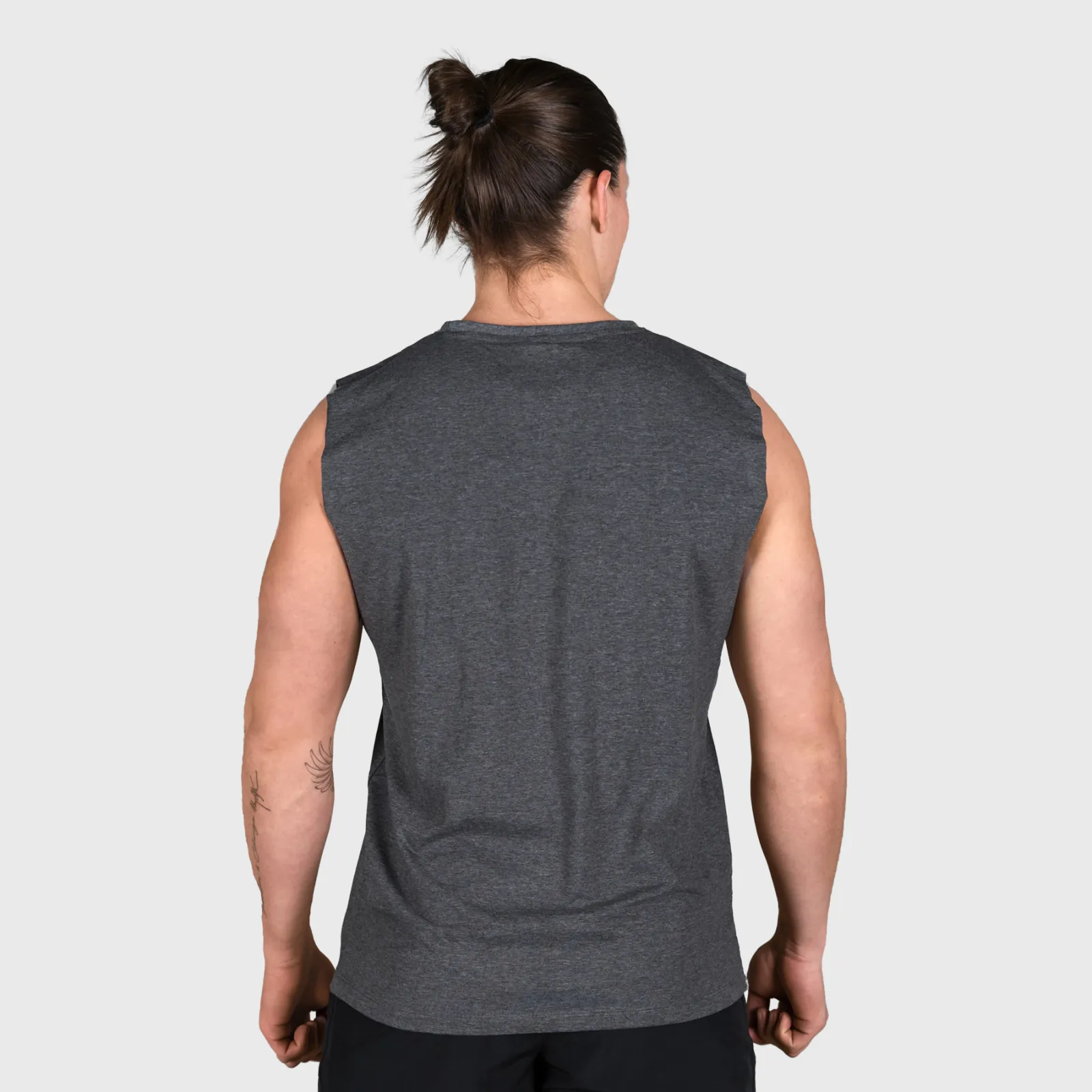 TWL - MEN'S EVERYDAY MUSCLE TANK - CHARCOAL MARL/BLACK