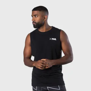 TWL - MEN'S EVERYDAY MUSCLE TANK SL - BLACK/WHITE