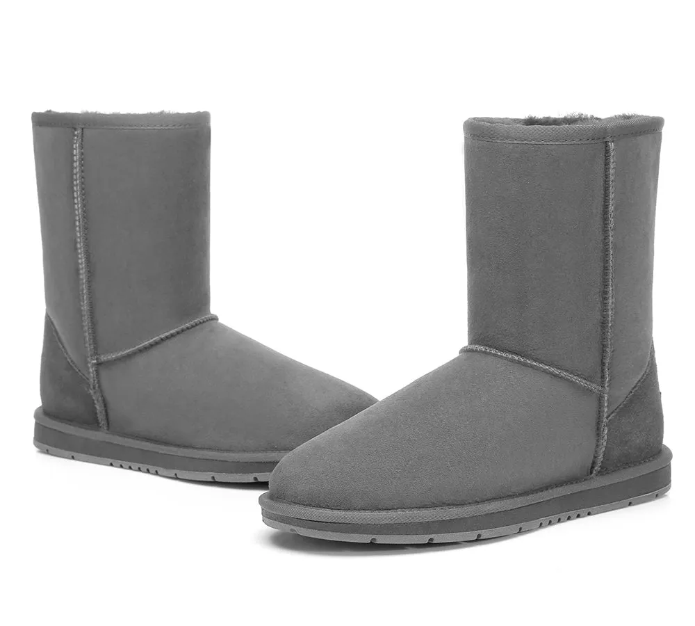 UGG Kids Boots Sheepskin Wool Short Classic Water Resistant Nonslip Boots