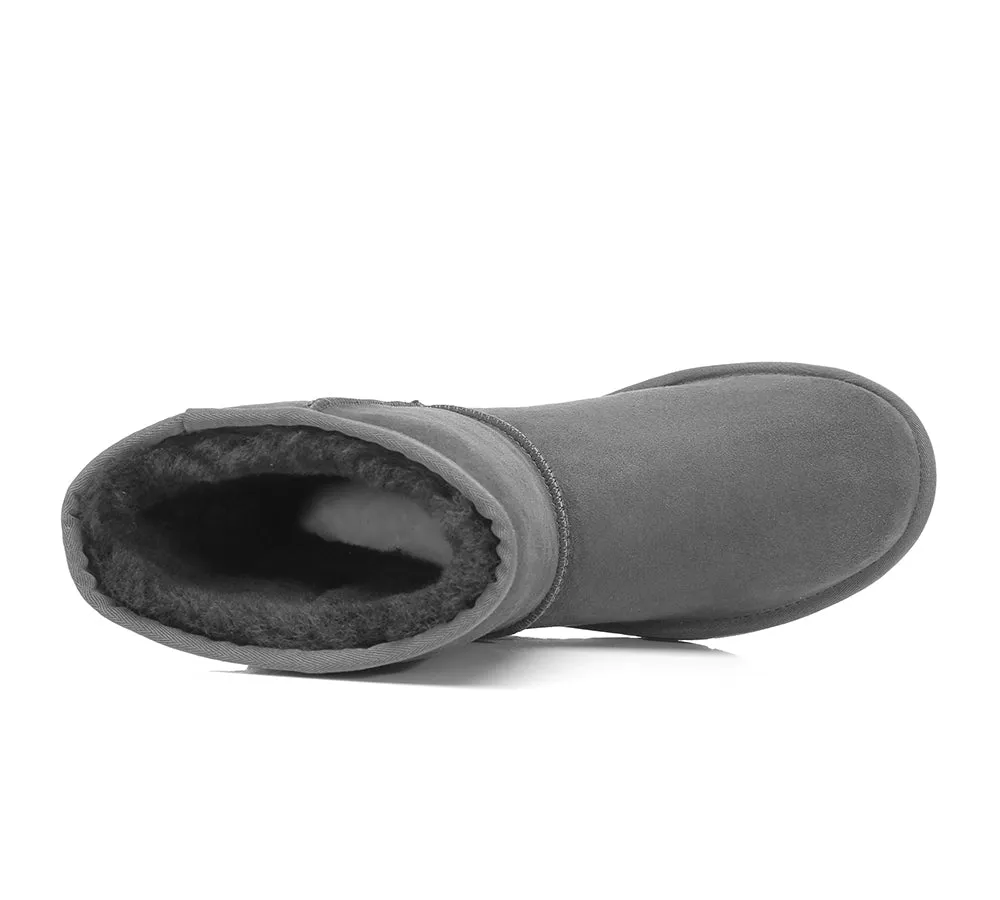 UGG Kids Boots Sheepskin Wool Short Classic Water Resistant Nonslip Boots
