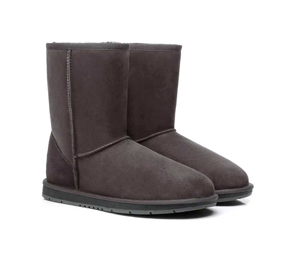 UGG Kids Boots Sheepskin Wool Short Classic Water Resistant Nonslip Boots