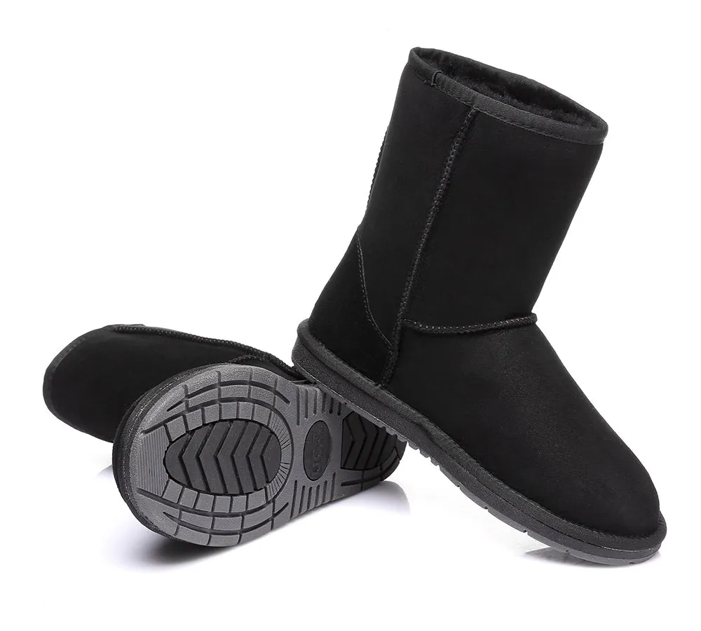 UGG Kids Boots Sheepskin Wool Short Classic Water Resistant Nonslip Boots