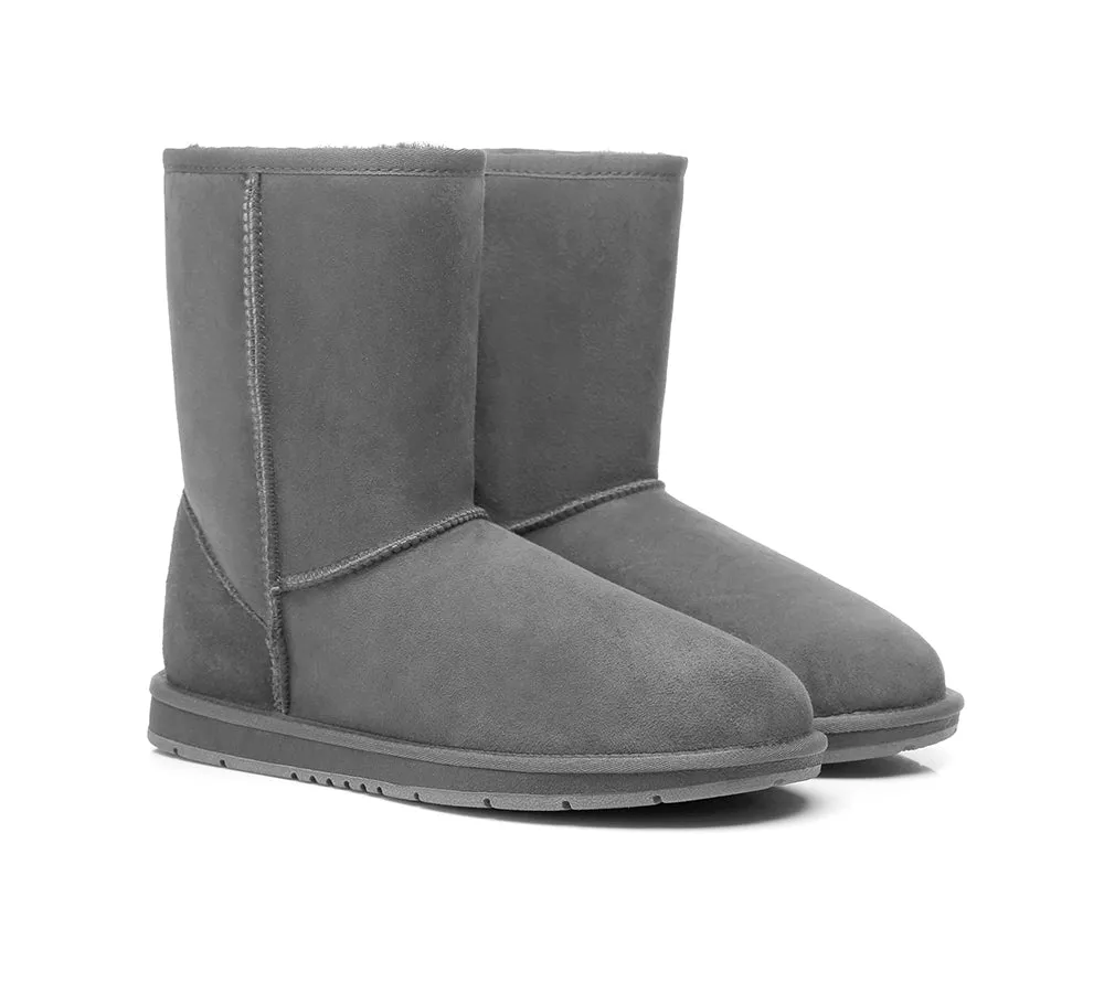 UGG Kids Boots Sheepskin Wool Short Classic Water Resistant Nonslip Boots