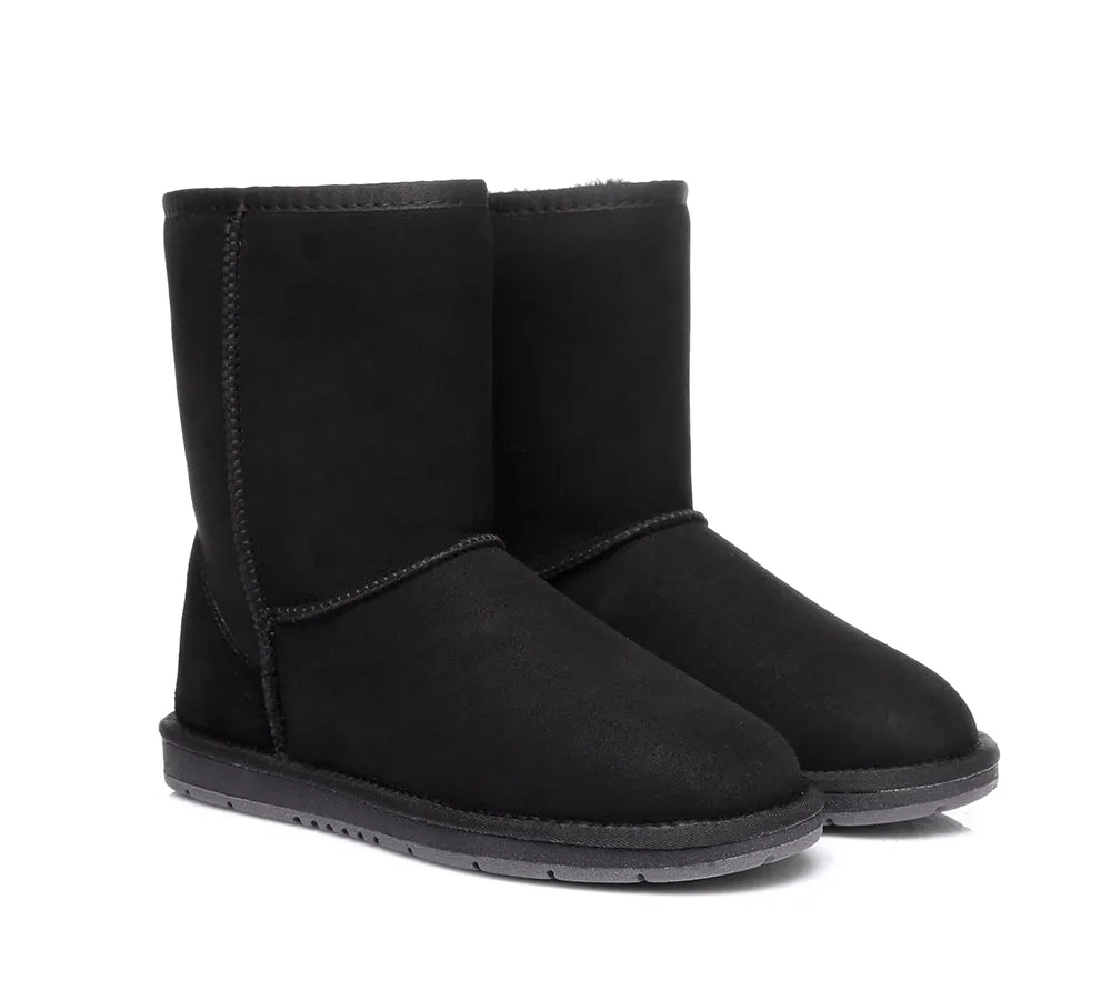 UGG Kids Boots Sheepskin Wool Short Classic Water Resistant Nonslip Boots