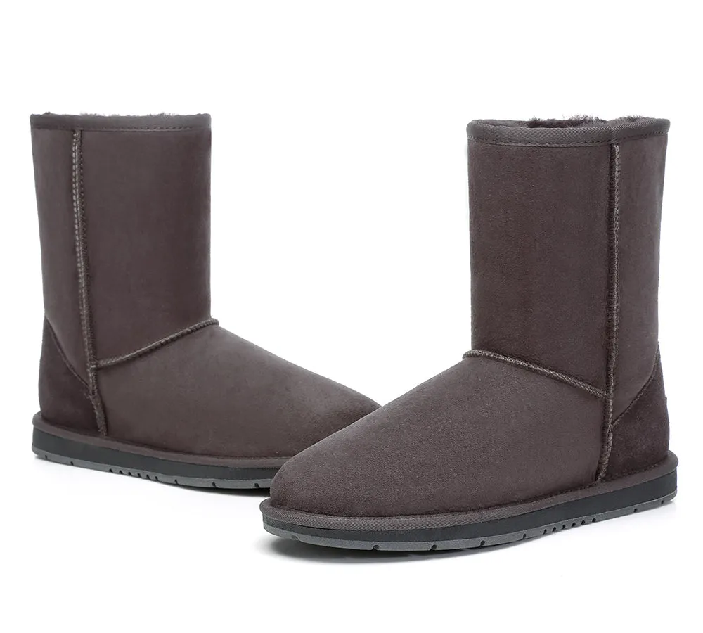 UGG Kids Boots Sheepskin Wool Short Classic Water Resistant Nonslip Boots