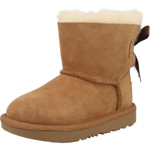 UGG Mini Bailey Bow II Chestnut Boots for Kids