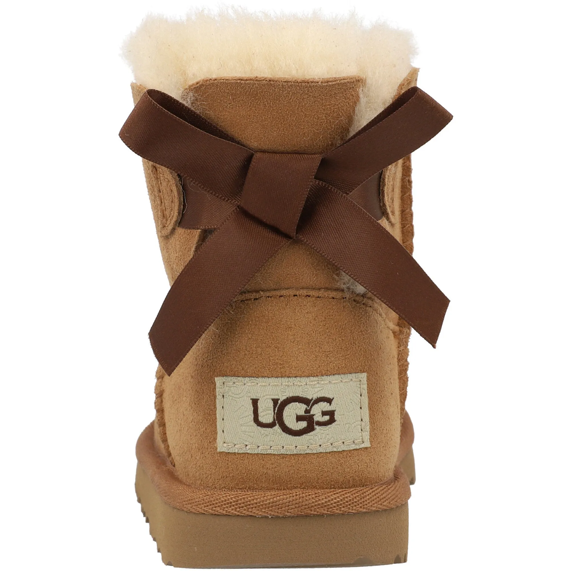 UGG Mini Bailey Bow II Chestnut Boots for Kids