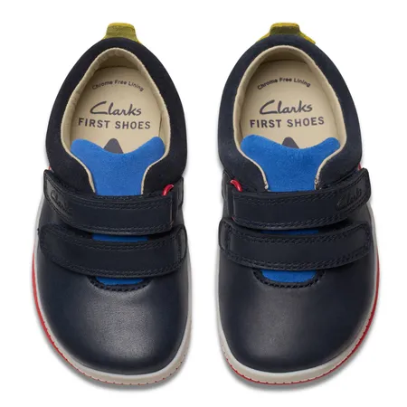 UK 6 Navy and Red Noodle Fun Walkers