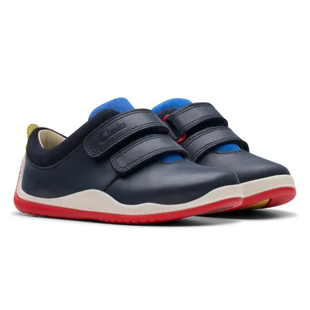 UK 6 Navy and Red Noodle Fun Walkers