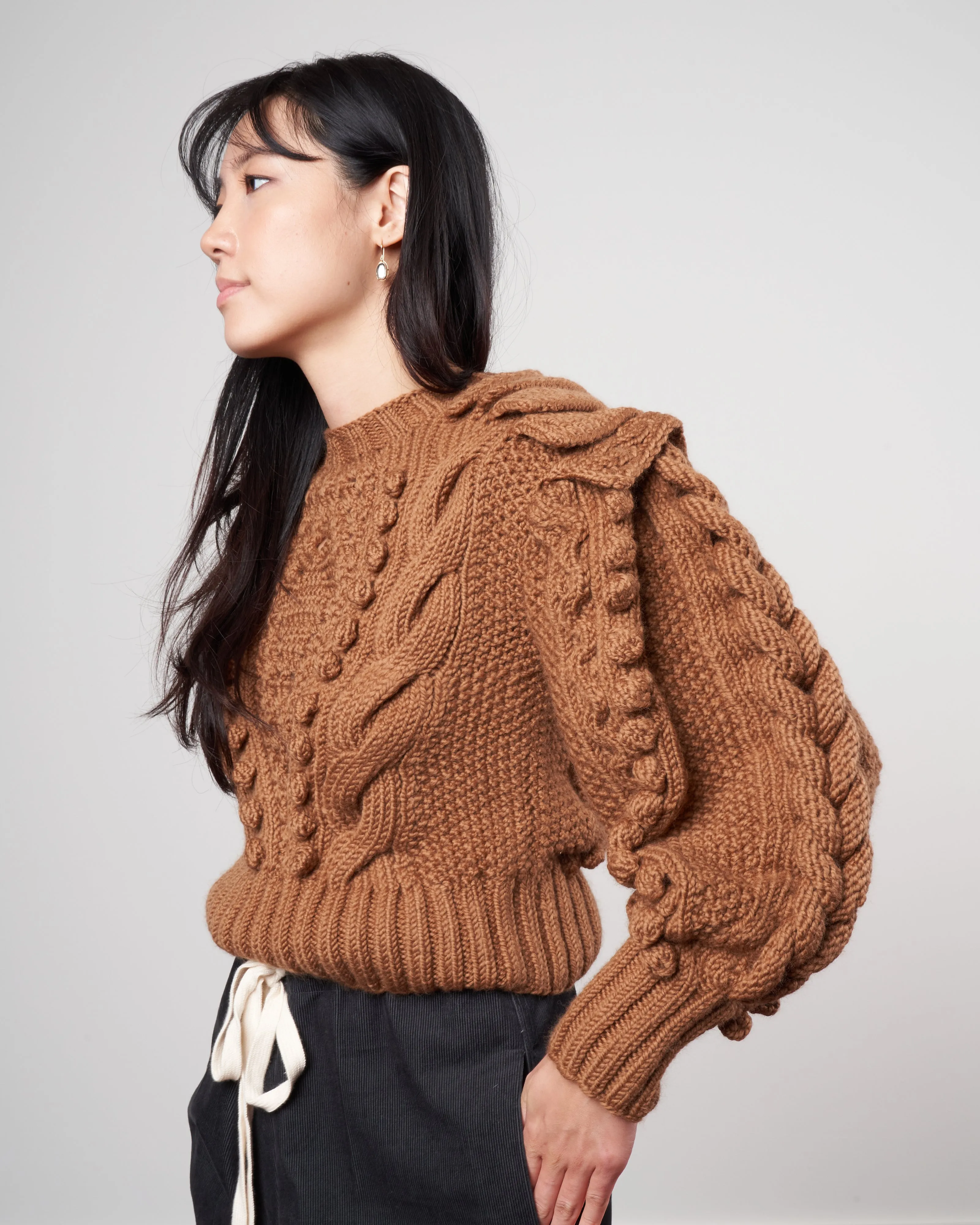 verena pullover - cocoa