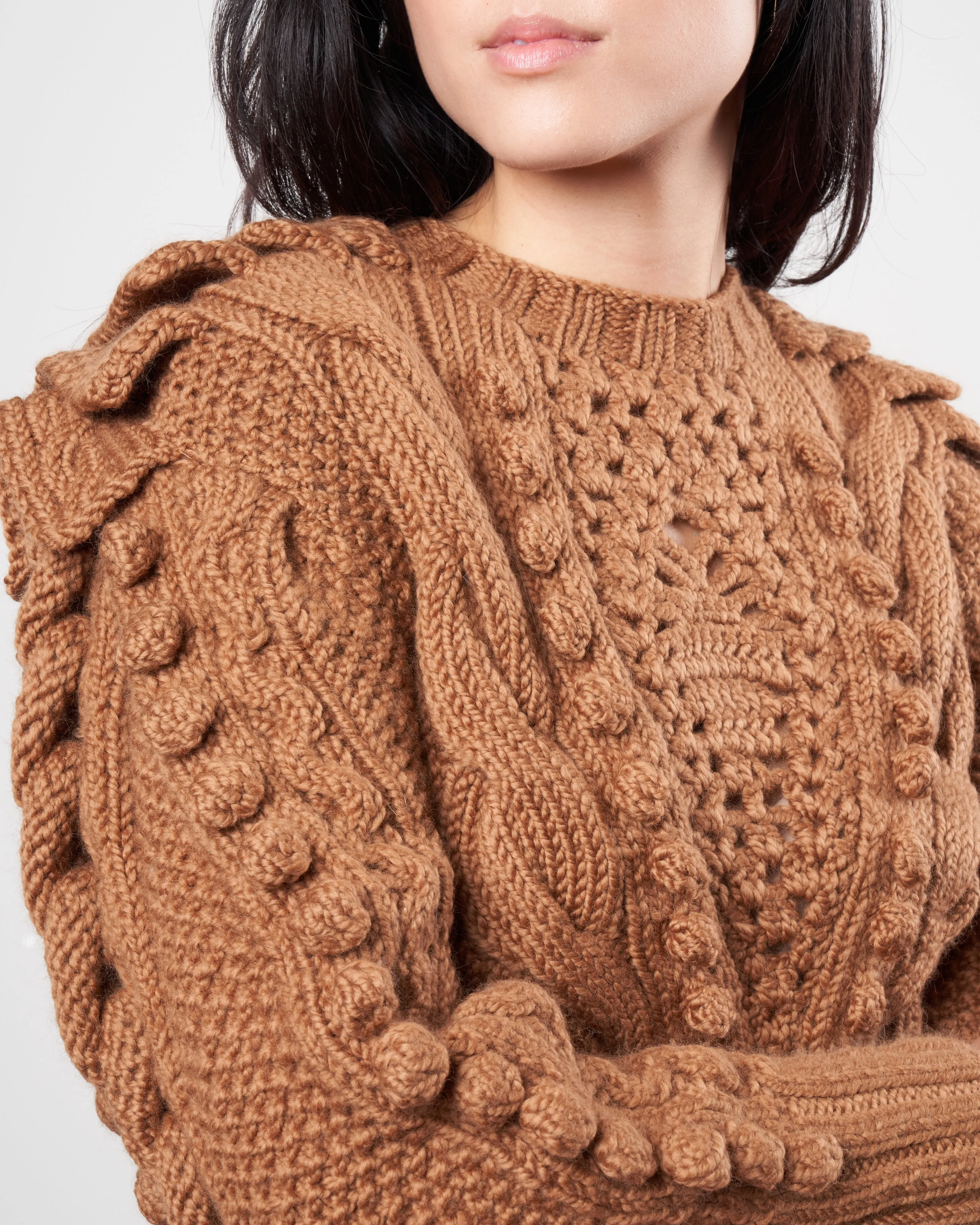 verena pullover - cocoa