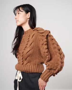 verena pullover - cocoa