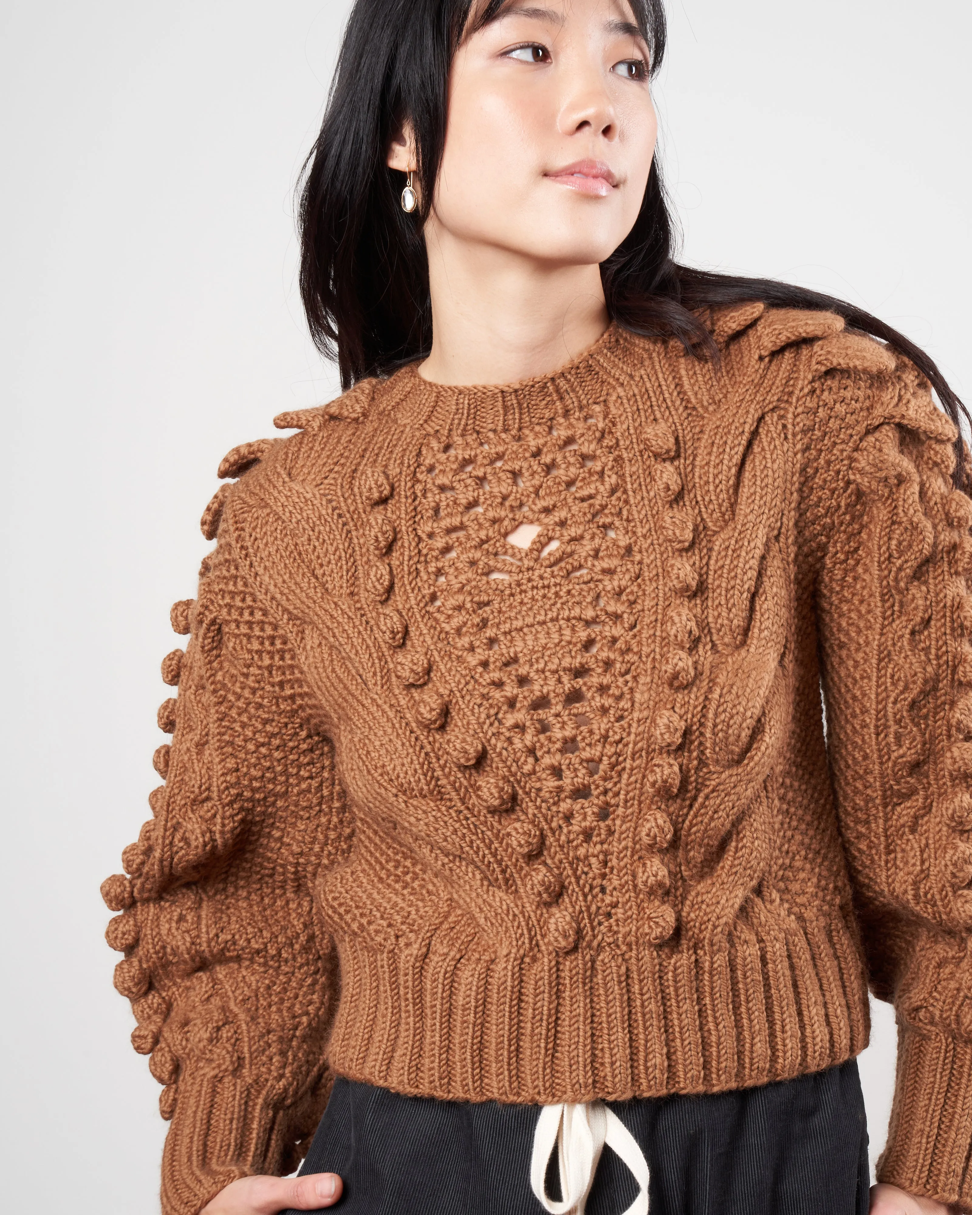 verena pullover - cocoa
