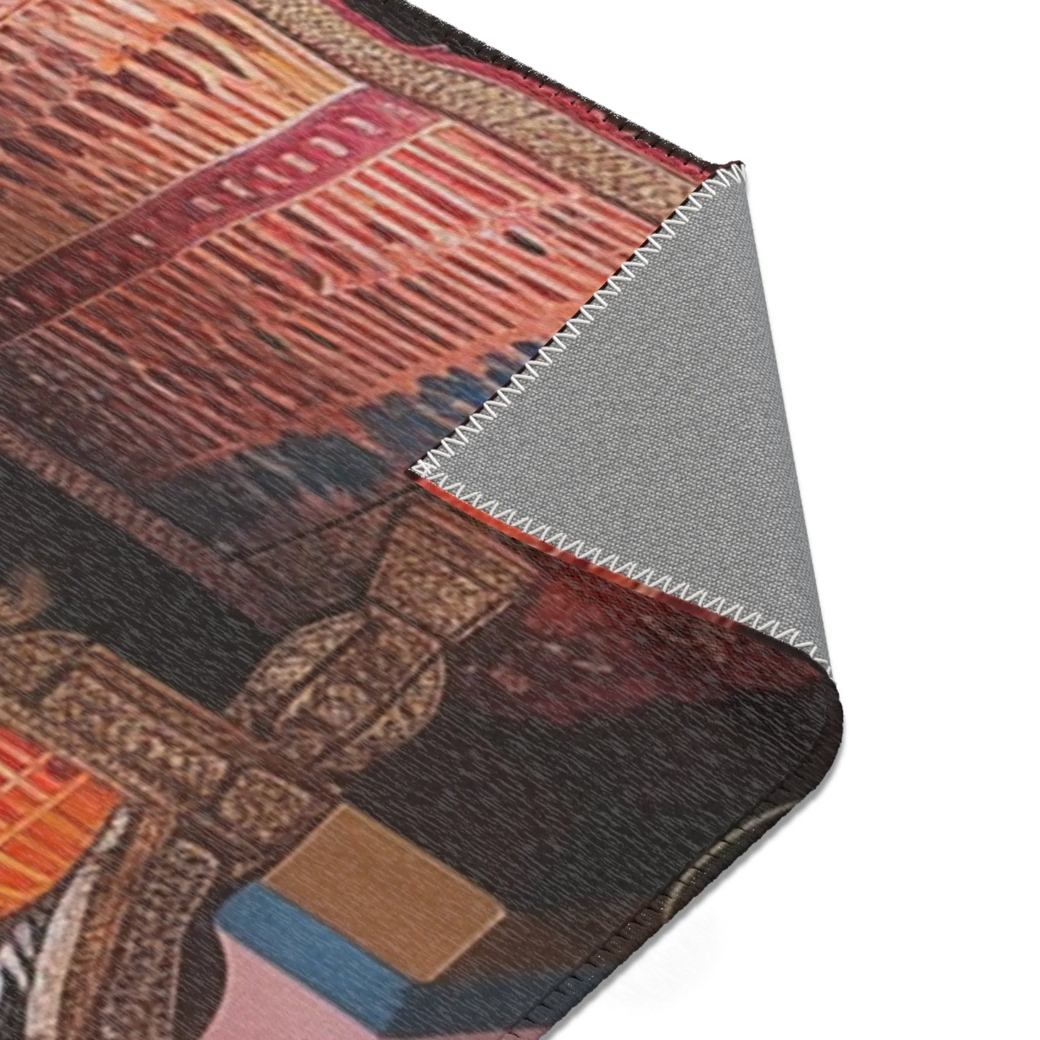 Vintage Bohemian Woven Rug