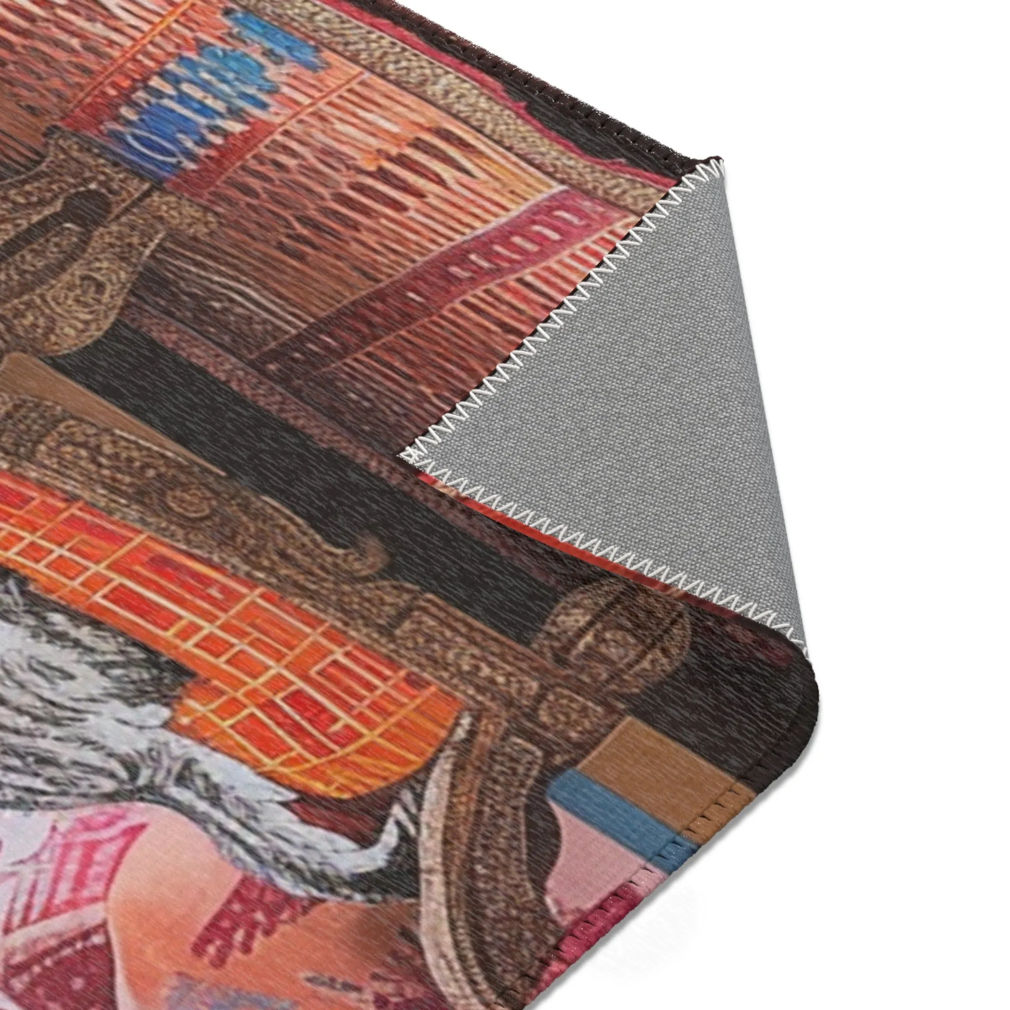 Vintage Bohemian Woven Rug