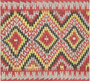 Vintage Turkish Kilim - 5'8" x 6'1"