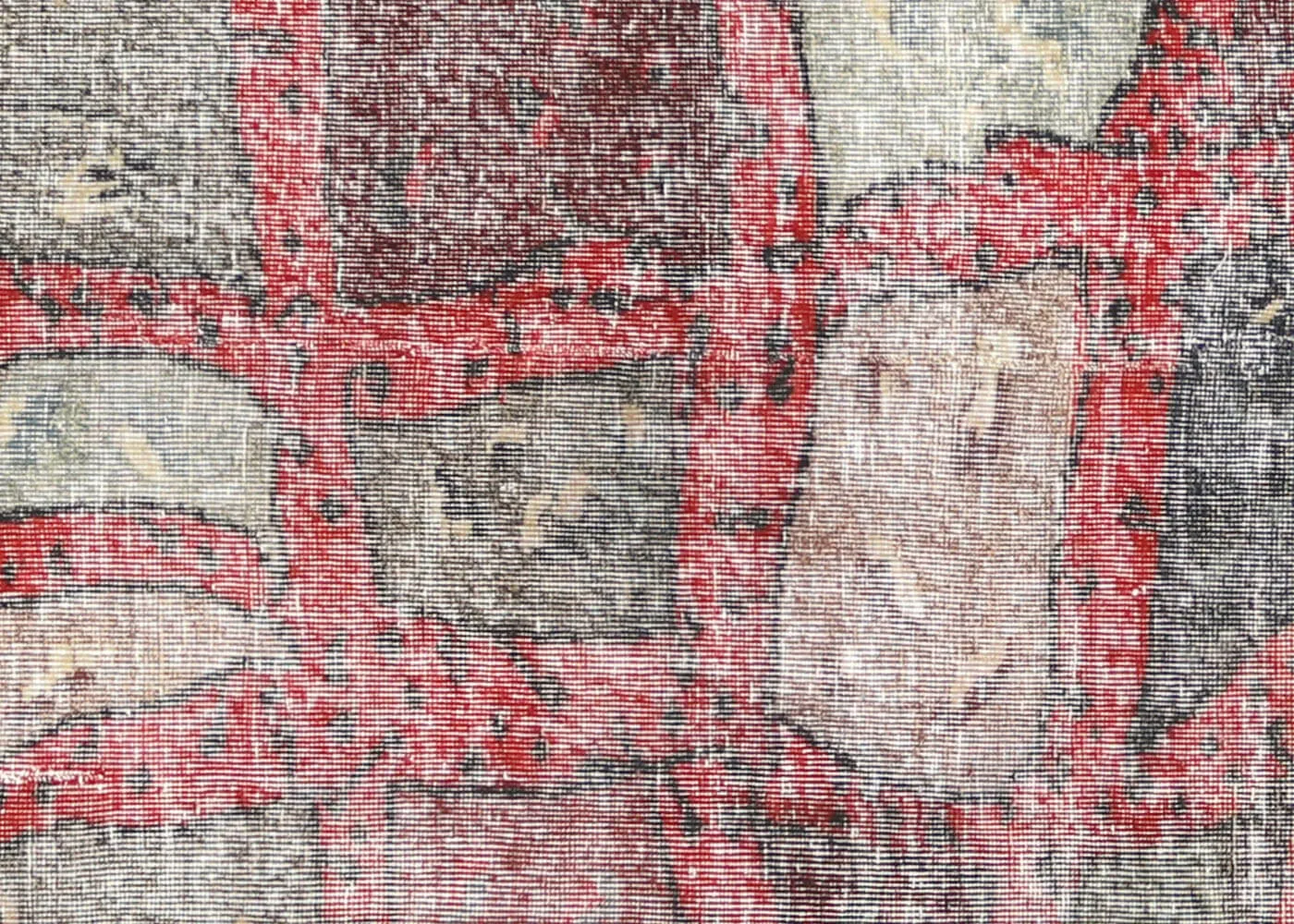 Vintage Turkish Mid-Century-Modern Rug - 6'7" x 9'8"