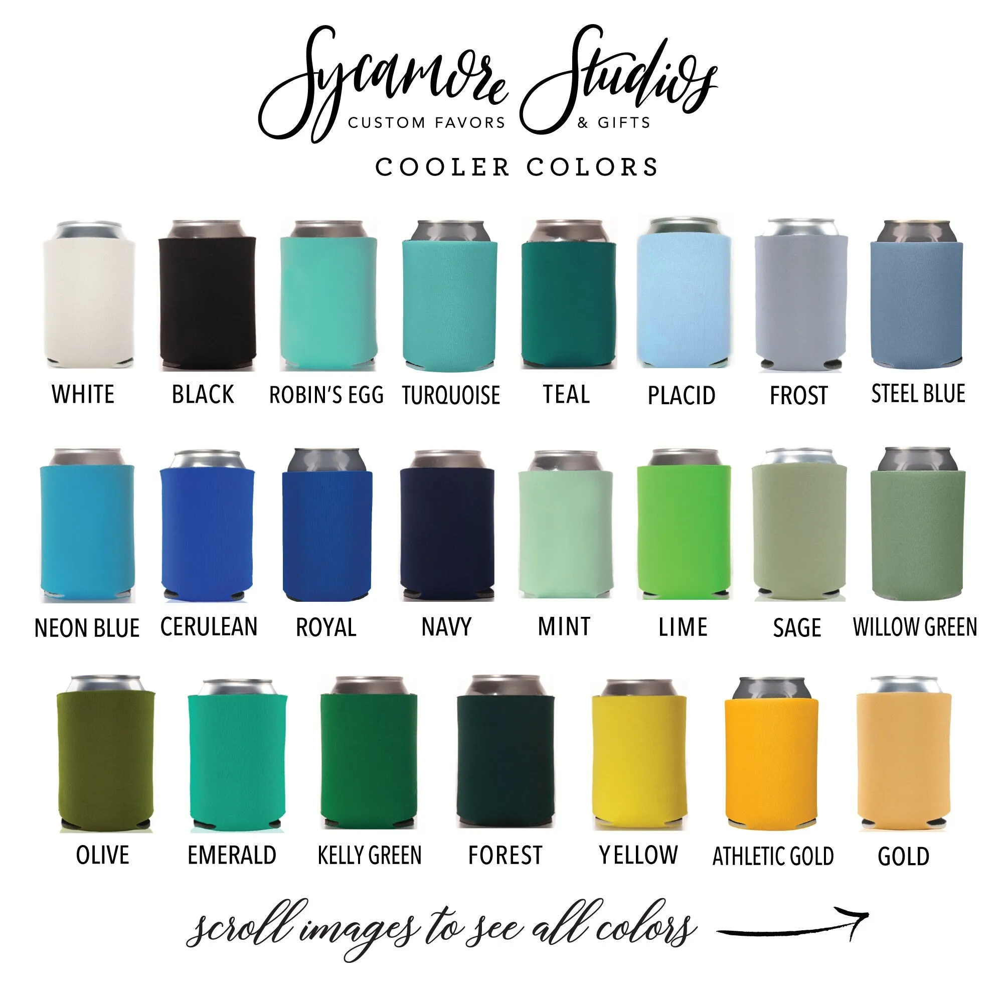 Wedding Can Cooler #169R - To Have and To Hold
