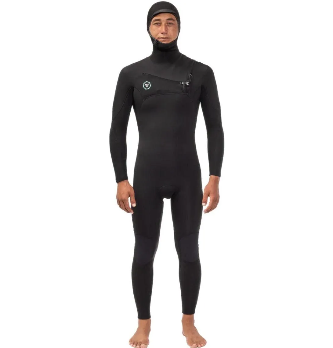 Wetsuit Vissla Seven Seas 5/4/3 C/Z Hooded Men's Black